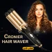 مكواة تمويج شعر ثلاثية Cronier Hair Waver براميل سيراميك سريع مكواة تمويج شعر ثلاثية Cronier Hair Waver براميل سيراميك سريع