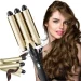 مكواة تمويج شعر ثلاثية Cronier Hair Waver براميل سيراميك سريع مكواة تمويج شعر ثلاثية Cronier Hair Waver براميل سيراميك سريع