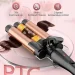 مكواة تمويج شعر ثلاثية Cronier Hair Waver براميل سيراميك سريع مكواة تمويج شعر ثلاثية Cronier Hair Waver براميل سيراميك سريع
