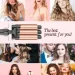 مكواة تمويج شعر ثلاثية Cronier Hair Waver براميل سيراميك سريع مكواة تمويج شعر ثلاثية Cronier Hair Waver براميل سيراميك سريع