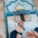 سجادة صلاة مبطنة طبية مريحة مع سبحة انيقة بتصميم اسلامي فاخر سجادة صلاة مبطنة طبية مريحة مع سبحة انيقة بتصميم اسلامي فاخر