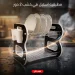 مطبقيه اطباق للمطبخ ستانلس في خشب 2 دور لتنظيم الرخامه