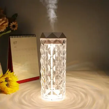 اباجورة كريستال وفواحة مضيئة بالوان متعددة للديكور اباجورة كريستال وفواحة مضيئة بالوان متعددة للديكور