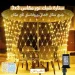 ستارة شبكة اضاءة ليد مقاس 3 في 3 متر للحفلات والبلكونة