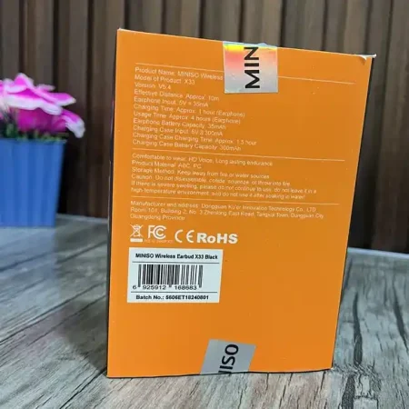 سماعة ترجمة فورية لاسلكية Miniso X33 ايربودز ذكية سماعة ترجمة فورية لاسلكية Miniso X33 ايربودز ذكية