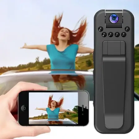كاميرا جسم ذكية صغيرة بدقة 1080P تدعم الواي فاي كاميرا جسم ذكية صغيرة بدقة 1080P تدعم الواي فاي