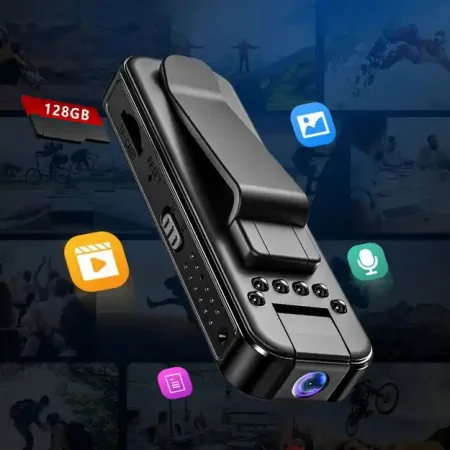 كاميرا جسم ذكية صغيرة بدقة 1080P تدعم الواي فاي كاميرا جسم ذكية صغيرة بدقة 1080P تدعم الواي فاي