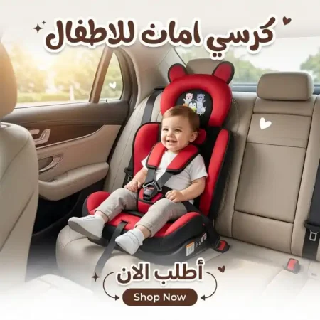 كرسي امان الاطفال للسيارة المبطن المريح بأعلى معايير الأمان