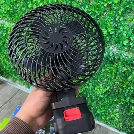 مروحة تربو نفاثة محمولة 8 بوصة تعمل بالشحن