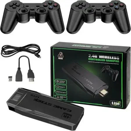 جهاز العاب Game Stick 4K مع 10000 لعبة بدون انترنت جهاز العاب Game Stick 4K مع 10000 لعبة بدون انترنت
