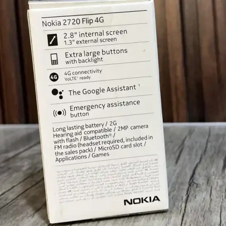 موبايل نوكيا فليب 2720 قابل للطي بشريحتين وشبكة 4G موبايل نوكيا فليب 2720 قابل للطي بشريحتين وشبكة 4G