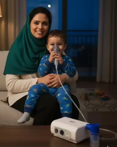 جهاز استنشاق نيبولايزر محمول للاطفال والكبار جهاز استنشاق نيبولايزر محمول للاطفال والكبار