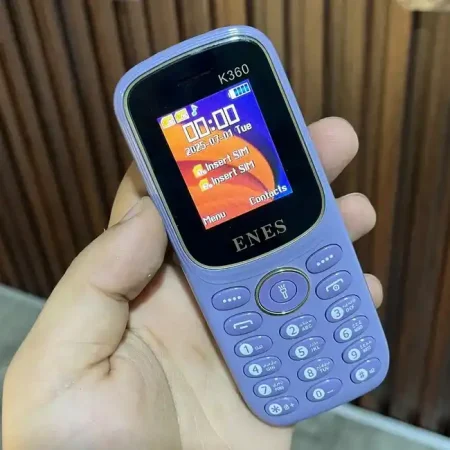 موبايل زراير Enes K360 كلاسيك بشريحتين وبطارية قوية موبايل زراير Enes K360 كلاسيك بشريحتين وبطارية قوية