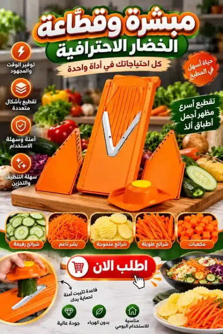 قطاعة خضروات بورنر V3 الأصلية لتقطيع دقيق وآمن للشرائح قطاعة خضروات بورنر V3 الأصلية لتقطيع دقيق وآمن للشرائح